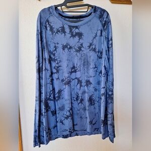 Zella Mens Jamie Long Sleeve Crew Neck Shirt. Size XL